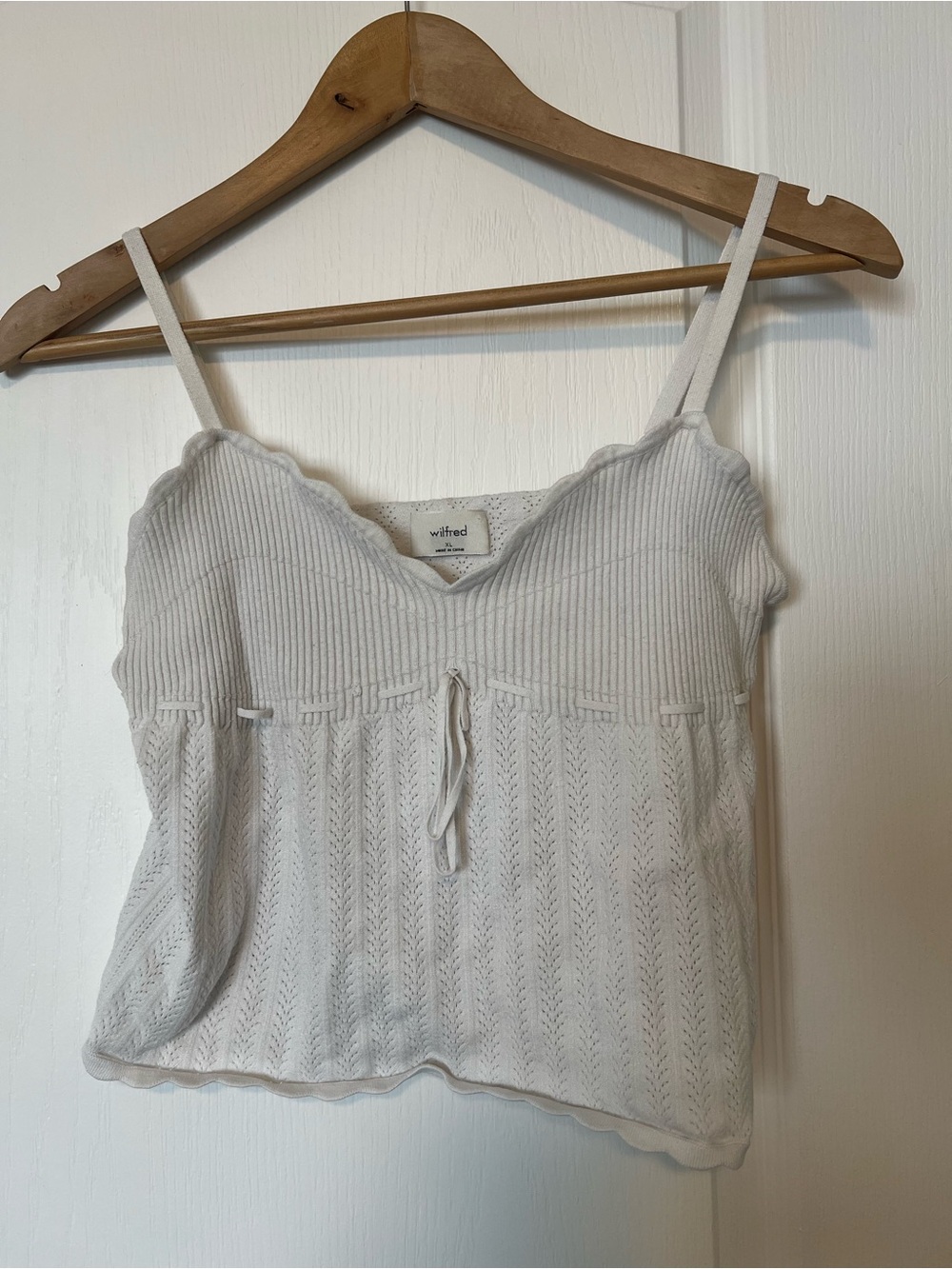 Aritzia Wilfred Soloist Knit Camisole Tank Top